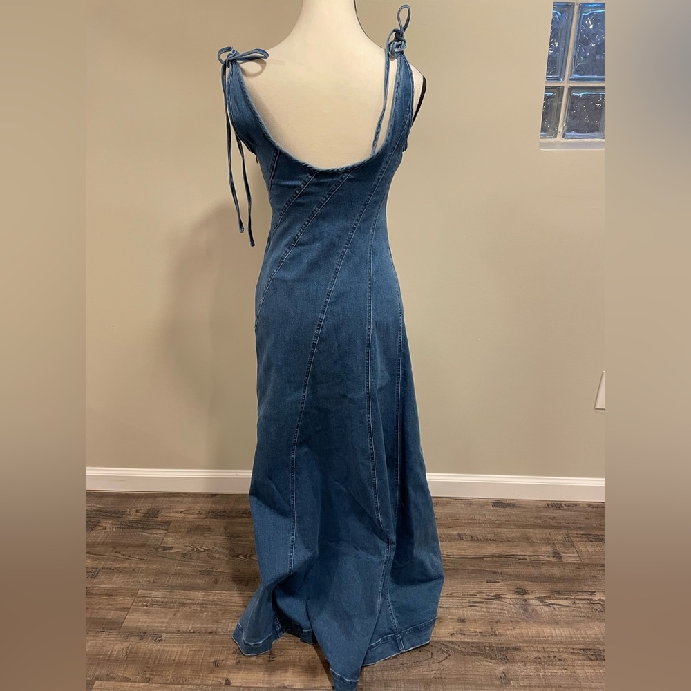 Free People Blue Maxi Dress - Picture 7 of 9